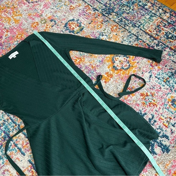 privacy please‎ revolve wrap dress in dark green - Picture 14 of 14